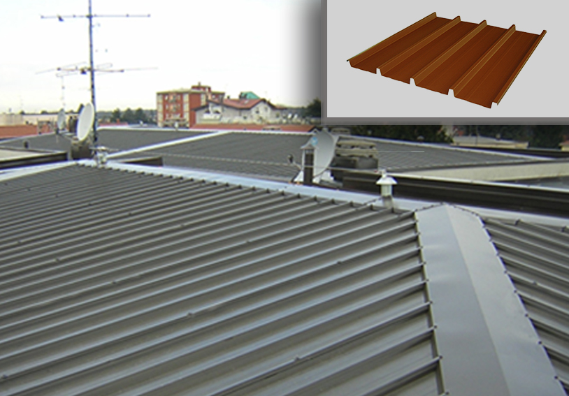 Lamiera per tetti, Lamiera metallica per tetti - Tutti i produttori del  design e dell'architettura